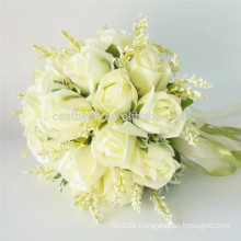 Braut Holding-Qualitätsgroßverkauf künstlicher farbiger schöner Hochzeitsblumenstrauß